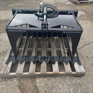 GIYI MINI SKID STEER HOLLOW WOOD GRABBER (UNUSED)