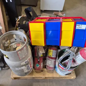 Pallet Of Fire Extinguishers, Propane Tank And Misc Shop
 UNRESERVED
