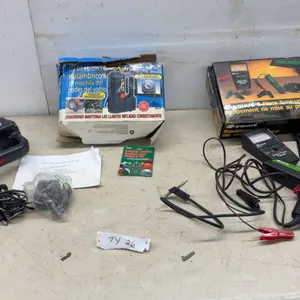 Cordless Air Compressor and 12V Power Pack, 300 PSI; Tune-Up Kit; Tire Gauge