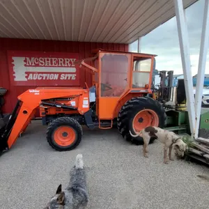 2006 Kubota L4300DT Diesel MFWA Tractor with Cab, FEL, and 66” Snowblower