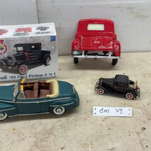 Revell '29 Ford Pickup Model Kit, Red Ford Pickup wall mount key holder, 1948 Ford Convertible