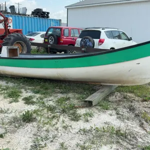 20ft Fiberglass Commercial Yawl Style Boat - 1980's. Fun Project!
