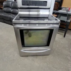 KitchenAid Stainless Steel Electric Range with Glass Cooktop, Convection Bake and Broil, Self-Clean