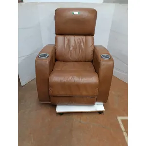 * Faux Leather Recliner - 42" Back - Not Tested - Dolly Not Included - Cannot Ship