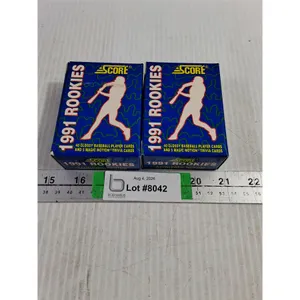 (2) Boxes of Score 1991 Rookies