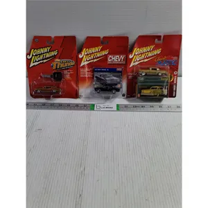 (3) Johnny Lightning 1:64 Featuring Chevy Chevelle and Impala