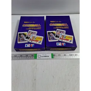 (2) Boxes (36 Pkg.)of 1991 O-Pee-Chee Baseball Cards