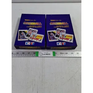 (2) Boxes of 1991 O-Pee-Chee Baseball Cards (36 pkgs/box)