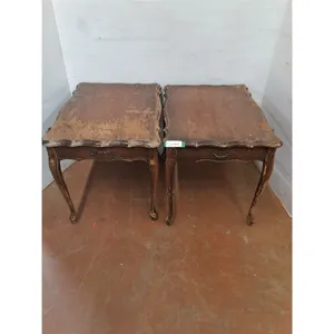 * Pair of Vintage Wooden End Tables - Need Refinishing - 27x20x21" Each - Cannot Ship
