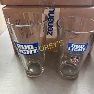 ~24 Bud Light Beer Glasses