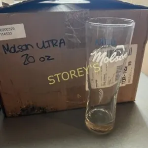 ~24 Molson Beer Glasses