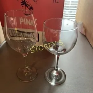 2 Boxes of Glassware - Wine Glasses, Etc.