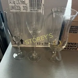 5 Boxes of Asst Bar Glasses