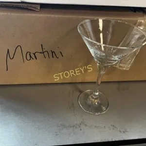 4 Boxes of Martini Glasses