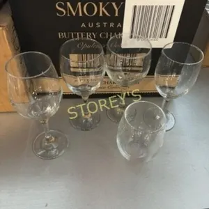 5 Boxes of Asst Glassware - Wine Glasses, Etc.