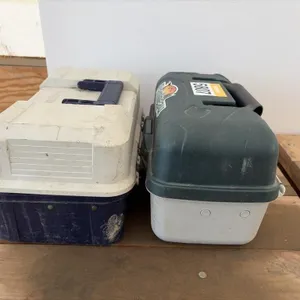 Two Tackle Boxes With Tackle
