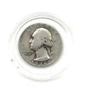 1946-D Washington Quarter in Plastic Case