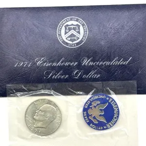 1971 Eisenhower Uncirculated Silver Dollar