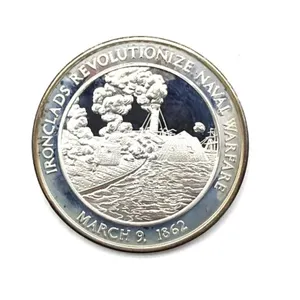 Silver Danbury Mint Round Ironclads Revolutionize