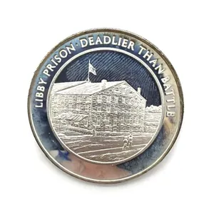 Silver Danbury Mint Round Libby Prison Deadlier