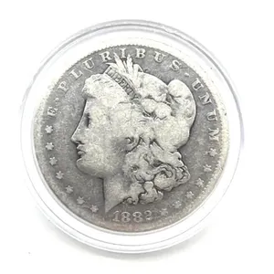 1882-O Morgan Dollar in Plastic Case