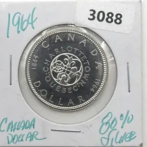1964 Canada Silver Dollar
