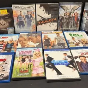 Various Blue Ray And DVD Movies
