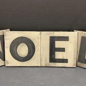 Wooden Sign Letters (Noel)