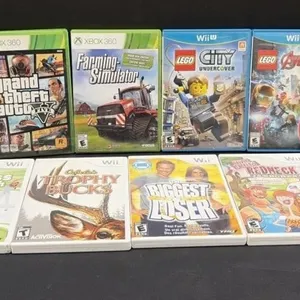 Various Xbox 360, Wii And WiiU Games