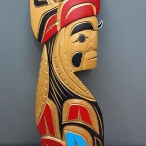 West Coast Indigenous Carving by R. Krawlchuk -