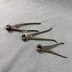 Trio of Antique Cast Iron Handheld Bullet Molds