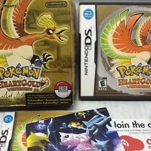 Nintendo DS Pokemon Heart Gold Version complete