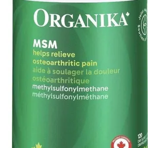 Organika MSM Joint Support Relief Supplement 360ct