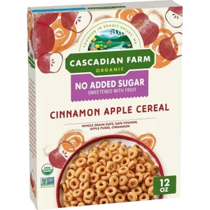 2x Cascadian Organic Apple Cinnamon Cereal 12oz