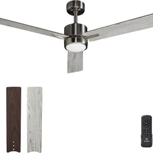 New $210 Ceiling Fan 52' with Light: Modern...