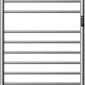 New $152 Heated Towel Rack Wall Mounted,10 Bars...
