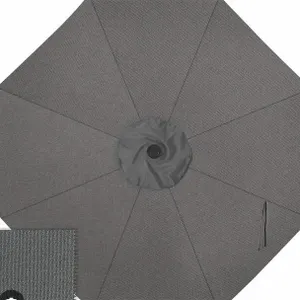 New $125 10 FT Patio Umbrella (Grey)