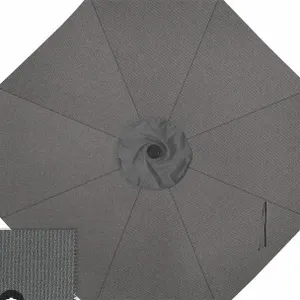 New $125 10 FT Patio Umbrella (Grey)