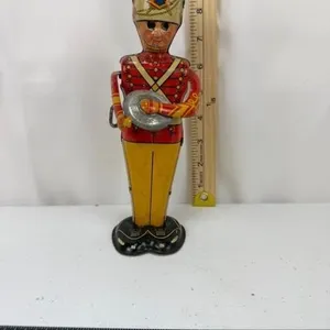 MAR Toy Soldier Drummer 10in Tin Wind-Up