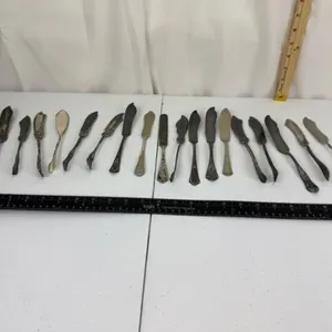 Mixed Silverplate Butter Knives