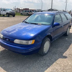 1995 Fords Taurus Wagon Blue Car VIN: 1FALP57U9SG113038