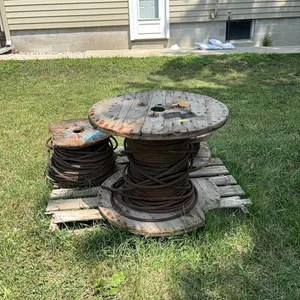 3 SPOOLS OF 5/8 CABLE