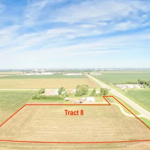 Tract 8: 6.81+/- Acres –CSR2–100– This Property Is Located Directly Adjacent To HWY 18 Just East Of Sanborn, IA!