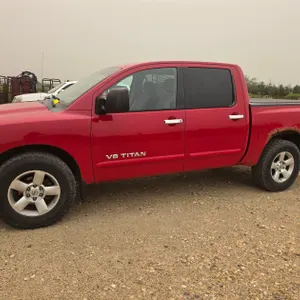 2007 NISSAN TITAN 4WD, PW/PL, CLOTH, AM/FM/CD, CRUISE, TILT APPROX 359,000 KM'S SHOWING  S/N: 1N6AA07B77N228385 *NOTE: AIR CONDITIONING NOT WORKING*