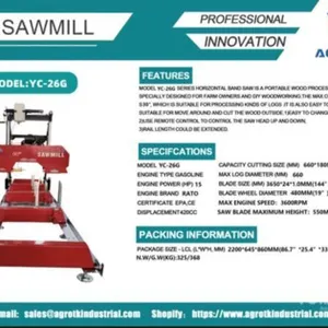 Portable 26'' Sawmill