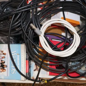 Box of Mix. Coax Cable and Connections