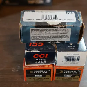4 Full, 1 Partial Box 22LR, mixed brand