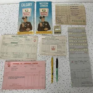 White Rose Maps, Invoices, Receipts etc