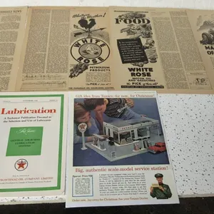 1910-1950’s Original Oil Company Advertisements