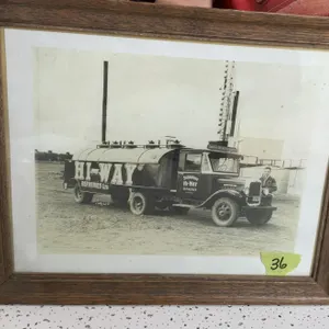 Hi-Way Refineries Saskatoon Framed Photo